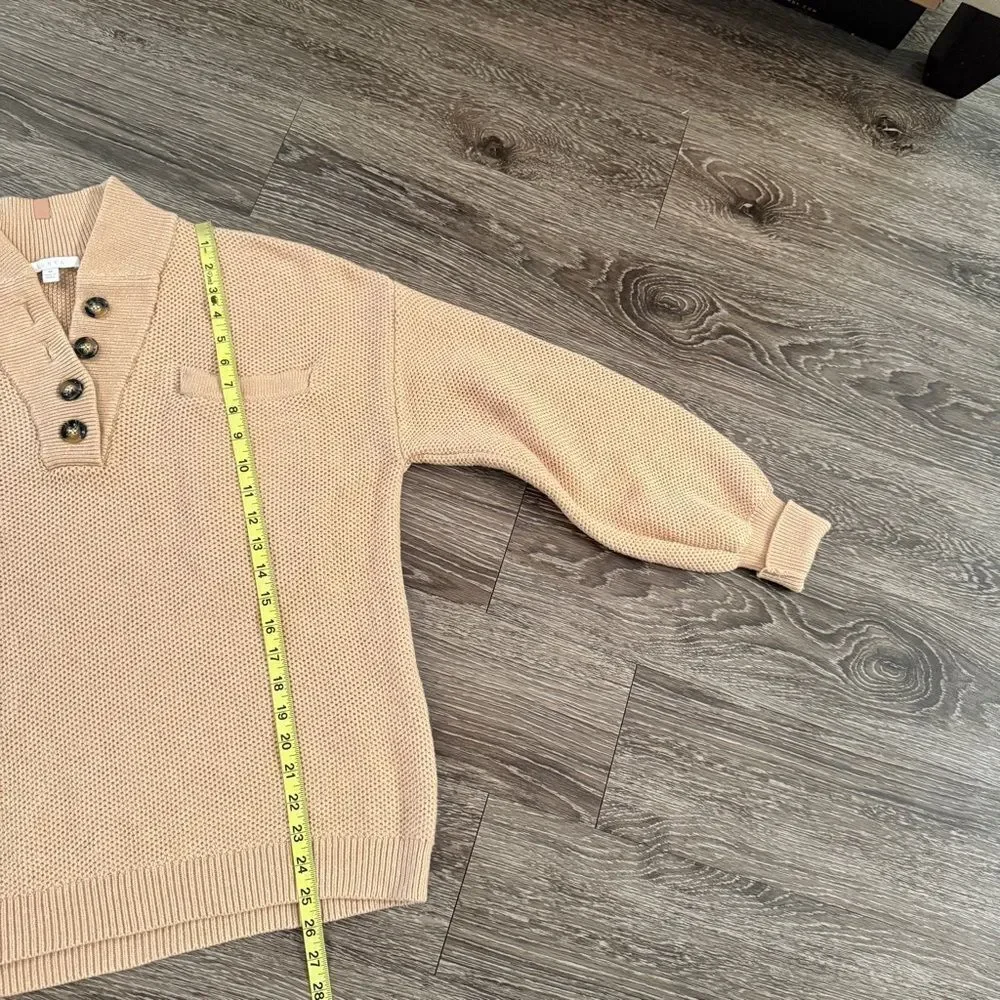 Lunya Cozy Cotton Silk Pocket Henley